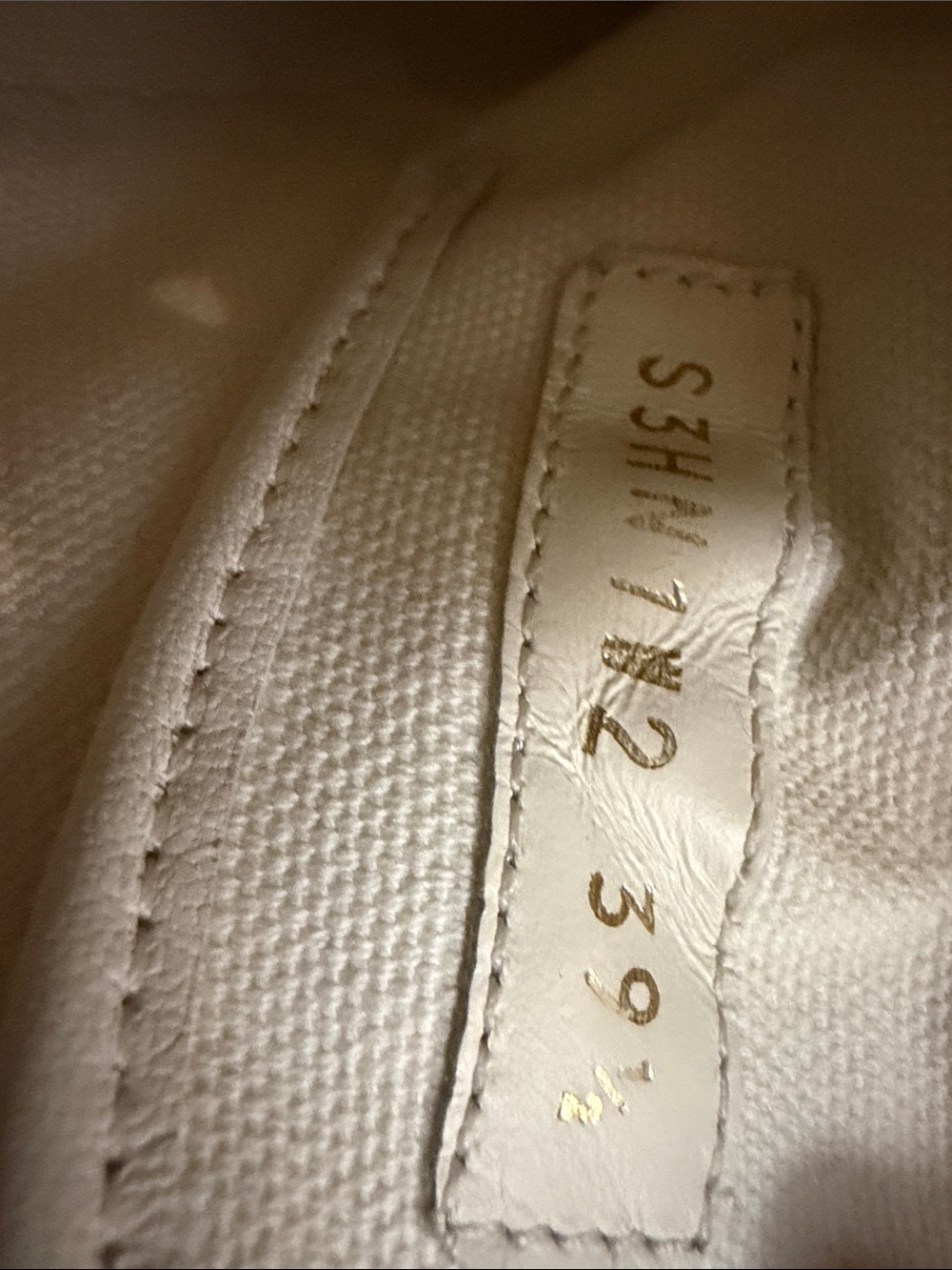 Valentino Platform Canvas Sneakers in Cream - Picture 6 of 6